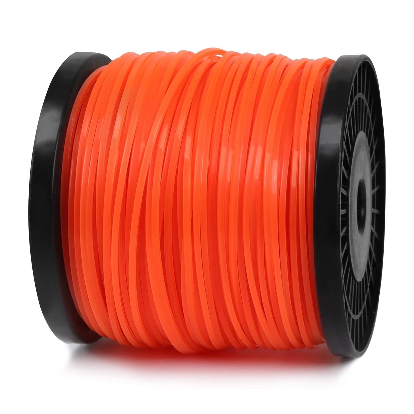 String Trimmer Line, Square Orange Heavy Duty Weed Eater String, Premium Nylon Universal 0.095" x 1.7LB, 330Foot